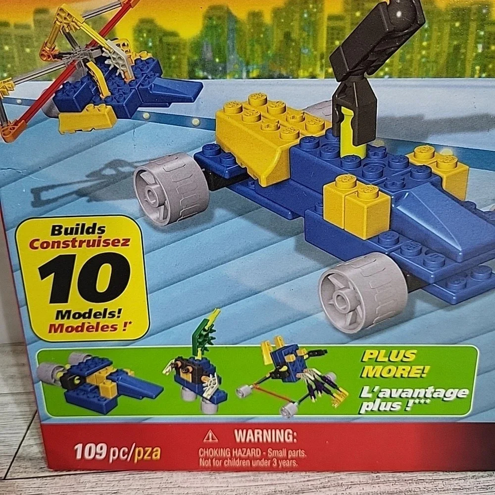 K'nex‎ Robots Builds 10 Models Build Play Imagine New In Box 11645 Model
